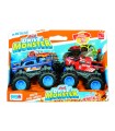 Set 2 pezzi die cast 4x4 drive monster die cast