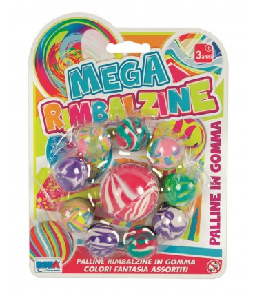 Mega Rimbalzine - Palline in Gomma