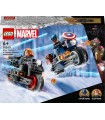 Super Heroes Motociclette di Black Widow e Captain America
