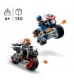 Super Heroes Motociclette di Black Widow e Captain America