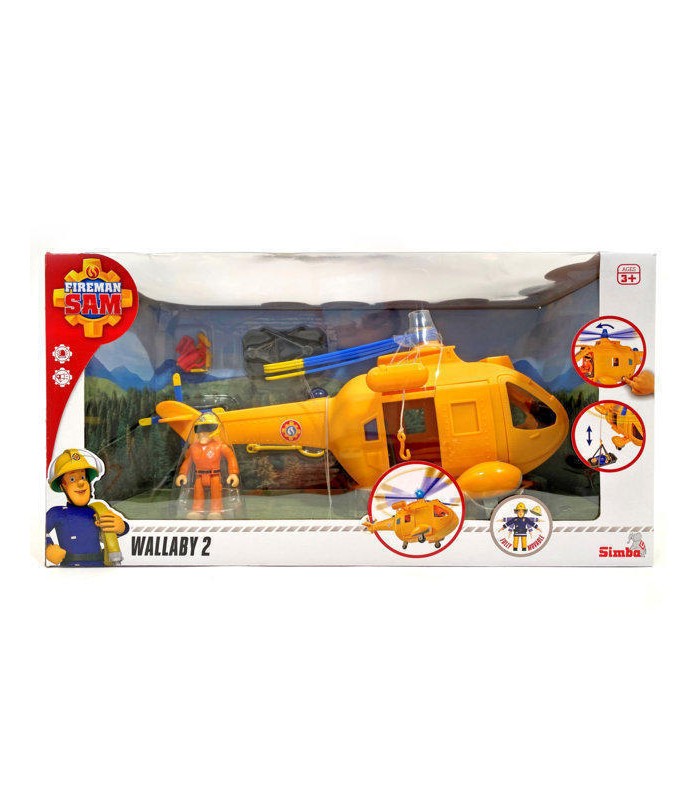 Sam il Pompiere Elicottero Wallaby II 34 cm Sam Il Pompiere