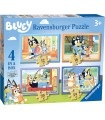 4 Puzzle in 1 - Bluey