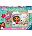 Puzzle da 24 Pezzi - Gigante da Pavimento: Gabby's Dollhouse A