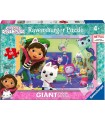 Puzzle da 24 Pezzi - Gigante da Pavimento: Gabby's Dollhouse