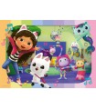 Puzzle da 24 Pezzi - Gigante da Pavimento: Gabby's Dollhouse