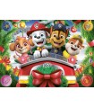Puzzle da 24 Pezzi - Gigante da Pavimento: Paw Patrol Christmas