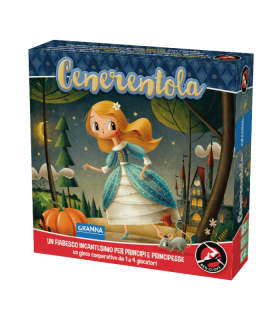 Cenerentola - Gioco Cooperativo Fantastico per Bambini (4+) | Avventura di Memoria e Strategia | 1-4 Giocatori, 20 Minuti