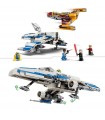 Star Wars - E-Wing della Nuova Repubblica vs. Starfighter di Shin Hati