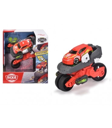 Dickie Drone Bike cm 12 Trasformabile Funzione Shooting Veicolo Diecast Scala 1 64