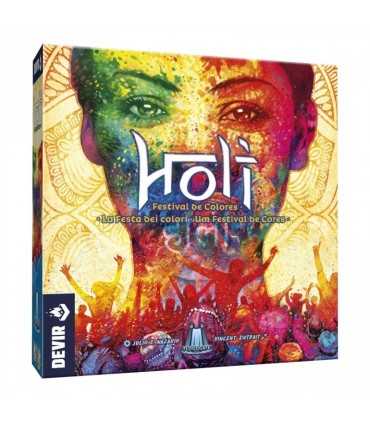 Holi: La Festa dei Colori - Gioco da Tavolo Strategico per 2-4 Giocatori, Divertente e Creativo, 30 Minuti di Gioco