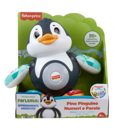 Fisher Price Parlamici Pino Pinguino Numeri e Parole