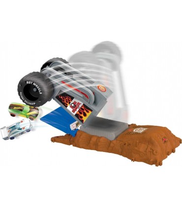 Hot Wheels Monster Trucks Tire Press Challenge