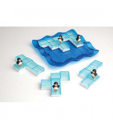 Smart Games Pinguini sul Ghiaccio - Gioco di Logica per Bambini da 6 Anni, 60 Sfide, Divertente e Educativo, Dimensioni 24x24x6 