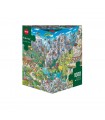 Puzzle 1000 pz Triangolare - Alpine Fun, Tanck