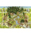 Puzzle 1000 pz - Black Forest Habitat, Funky Zoo