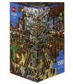 Puzzle da 1500 Pezzi Triangolare - Library, Oesterle