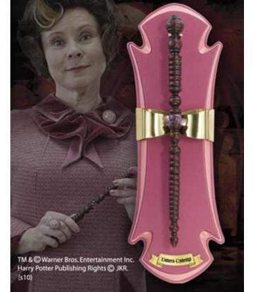 Harry Potter: Bacchetta Magica di Dolores Umbridge con Espositore