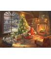 Puzzle da 1000 Pezzi - Thomas Kinkade: Babbo Natale Porta i Doni
