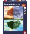Puzzle da 500 Pezzi - L'Albero delle Quattro Stagioni