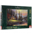Puzzle da 500 Pezzi - Thomas Kinkade: Chalet tra i Boschi