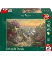 Puzzle da 3000 Pezzi - Thomas Kinkade: Villaggio ai Piedi del Faro