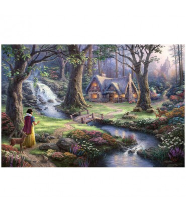 Puzzle da 1000 Pezzi - Thomas Kinkade: Biancaneve e i Sette Nani