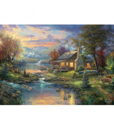 Puzzle da 500 Pezzi - Astuccio di Latta - Thomas Kinkade: Paradiso Naturale