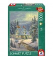 Puzzle da 1000 Pezzi - Thomas Kinkade: La Vigilia di Natale