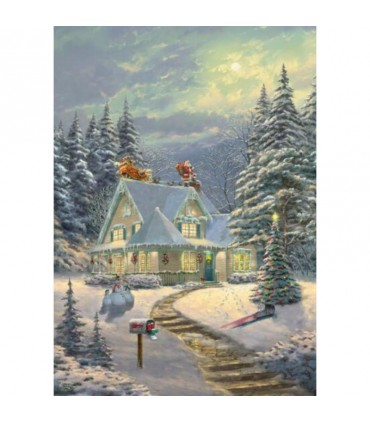 Puzzle da 1000 Pezzi - Thomas Kinkade: La Vigilia di Natale