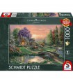 Puzzle da 1000 Pezzi - Thomas Kinkade: Rifugio dell'Innamorato