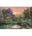 Puzzle da 1000 Pezzi - Thomas Kinkade: Rifugio dell'Innamorato