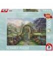 Puzzle da 1000 Pezzi - Thomas Kinkade: Cottage del Colibrì