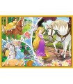 4 Puzzle in 1 - Disney Princess: Felice Giornata