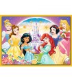 4 Puzzle in 1 - Disney Princess: Felice Giornata