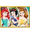 4 Puzzle in 1 - Disney Princess: Felice Giornata