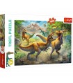 Puzzle da 160 Pezzi - Scontro tra Tirannosauri