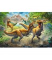 Puzzle da 160 Pezzi - Scontro tra Tirannosauri