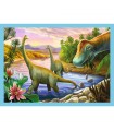 4 Puzzle in 1 - Unique Dinosaurs