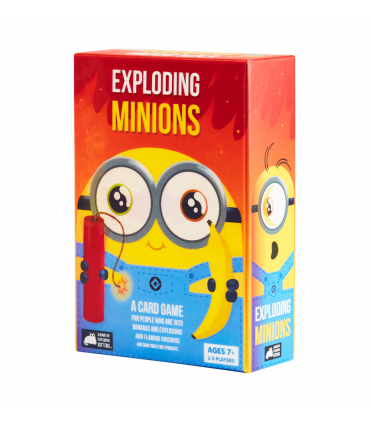 Exploding Minions - Gioco di Carte Divertente per Famiglie, 2-5 Giocatori, Strategia e Fortuna, Età 7+, 15 Minuti di Gioco