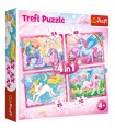4 Puzzle in 1 - Unicorns and Magic