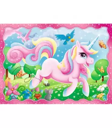 4 Puzzle in 1 - Unicorns and Magic