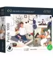 Puzzle da 1000 Pezzi UFT - Yoga, Cats & Coffee: Peace of Mind