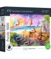 Puzzle da 1000 Pezzi UFT - Vacay Time: Sailboats View