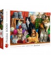 Puzzle da 1000 Pezzi Feline meeting