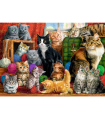 Puzzle da 1000 Pezzi Feline meeting