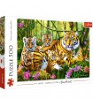 Puzzle da 500 Pezzi - Family of tigers
