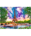 Puzzle da 600 Pezzi - Crazy Shapes: Cielo su Parigi