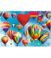 Puzzle da 600 Pezzi - Crazy Shapes: Palloni Colorati