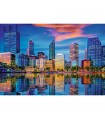 Puzzle da 1500 Pezzi UFT - Cityscape: Urban Reflection, Perth, Australia