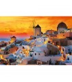 Puzzle da 1500 Pezzi UFT - Romantic Sunset: Oia, Santorini